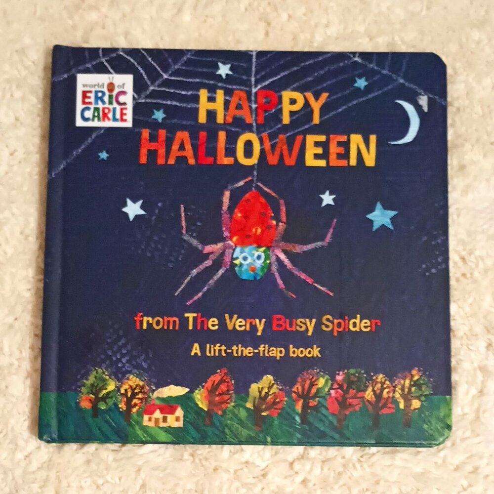 EUC ~ Happy Halloween from the Very Busy Spider (A Lift-the Flap Board Book)